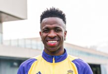 Vinícius Júnior volta a ser alvo de racismo em clássico entre Atlético e Real Madrid