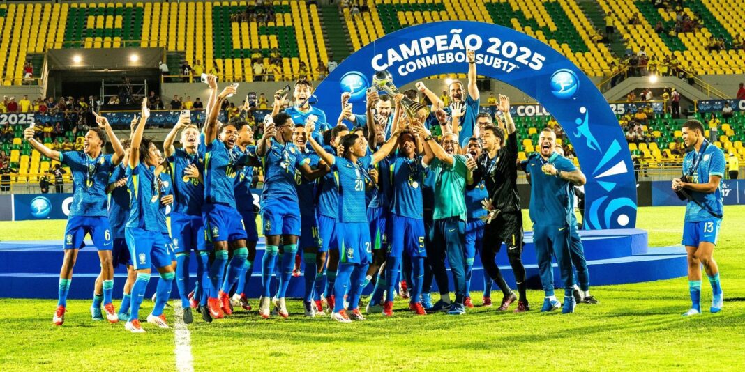 Brasil conquista título do Campeonato Sul-Americano Sub-17
