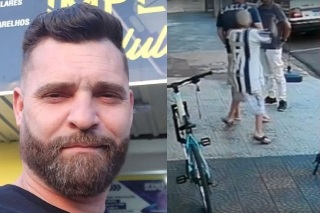 Suspeito de assassinar comerciante após discussão sobre celular no Paraná é preso e arma do crime é encontrada em telhado
