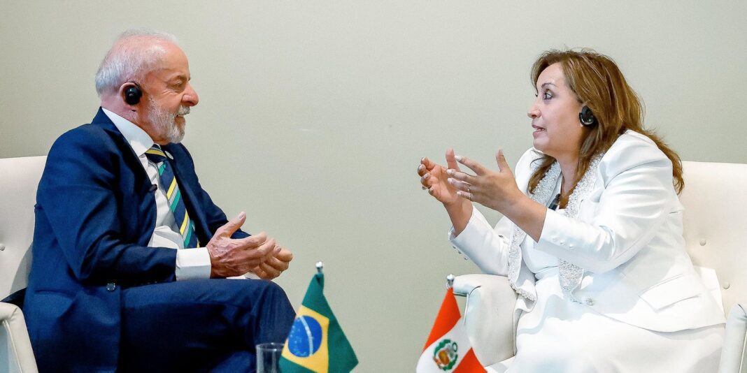 Em Nova York, Lula se reúne com Dina Boluarte, presidente Em Nova York, Lula se reúne com Dina Boluarte, presidente do Peru