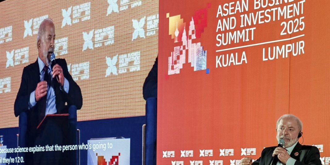 A empresários, Lula diz que mundo não aceita "nova Guerra A empresários, Lula diz que mundo não aceita "nova Guerra Fria"