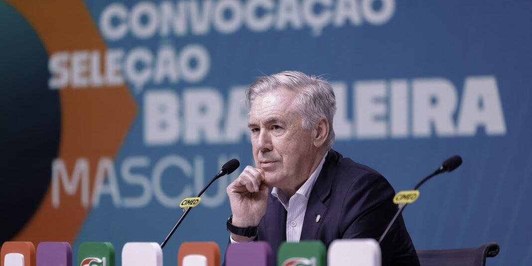 Carlo Ancelotti convoca seleção para dois últimos amistosos de 2025