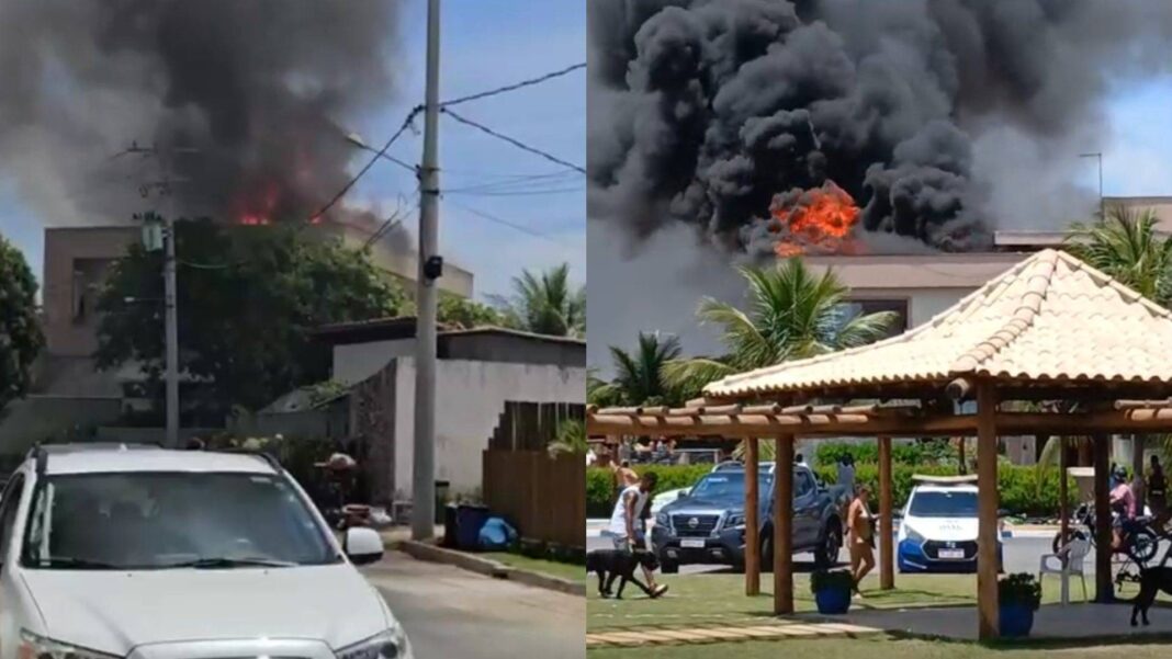 Incêndio Atinge Casa Em Condomínio De Luxo Em Guarajuba