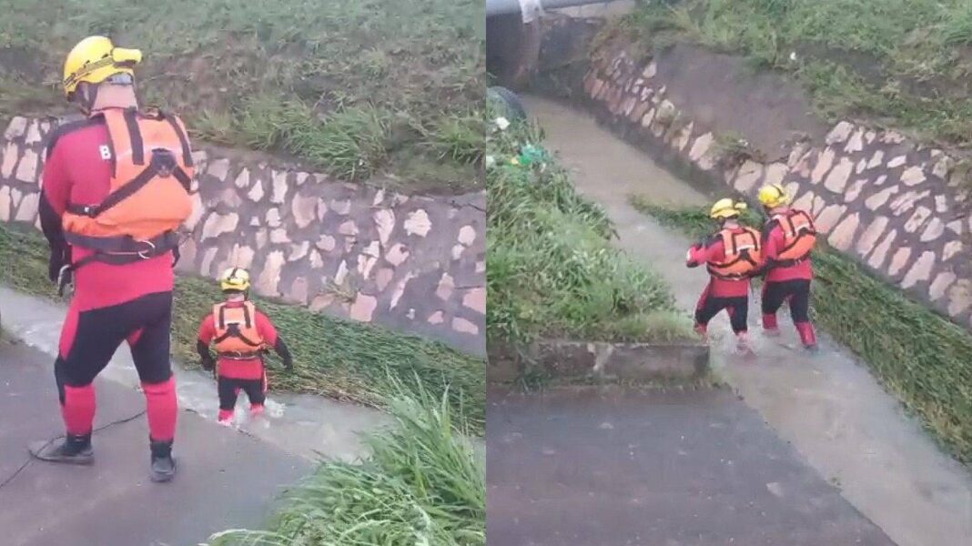 Bombeiros Realizam Buscas Por Passageira Arrastada Por Enxurrada Na Bahia