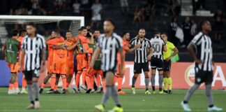 Botafogo cai para o Barcelona e fica fora da Libertadores Botafogo cai para o Barcelona e fica fora da Libertadores