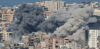 Israel ataca centro de Beirute em uma expansão da guerra Israel ataca centro de Beirute em uma expansão da guerra