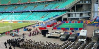 PM Mobiliza Quase 500 Policiais Para BaVi Na Arena Fonte Nova