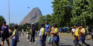 Movimento escoteiro reúne mais de 4 mil pessoas em evento no Rio