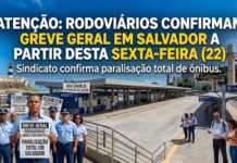 Atenção: Rodoviários confirmam greve geral em Salvador a partir desta sexta-feira (22)