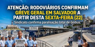 Atenção: Rodoviários confirmam greve geral em Salvador a partir desta sexta-feira (22)