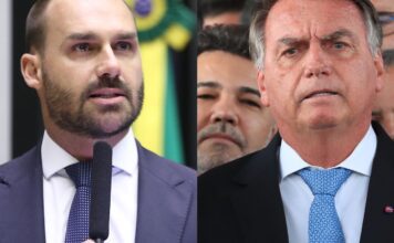 Eduardo Bolsonaro aparece como produtor executivo de filme sobre o pai