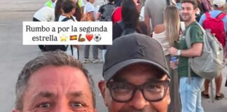 Após veto, campeão mundial é liberado e viaja para ver final da Copa Após veto, campeão mundial é liberado e viaja para ver final da Copa