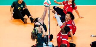 Invictas, seleções do Brasil jogam oitavas do Mundial de vôlei sentado Invictas, seleções do Brasil jogam oitavas do Mundial de vôlei sentado