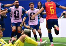 Merino decide outra vez, Espanha vai à semifinal e frustra sonho belga Merino decide outra vez, Espanha vai à semifinal e frustra sonho belga