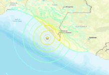 Terremoto de magnitude 7,4 atinge Puerto Madero, não o México Terremoto de magnitude 7,4 atinge Puerto Madero, não o México
