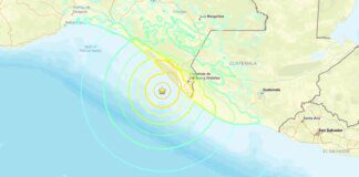 Terremoto de magnitude 7,4 atinge Puerto Madero, não o México Terremoto de magnitude 7,4 atinge Puerto Madero, não o México