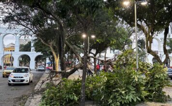 Vendaval ainda causa danos a moradores do Rio de Janeiro