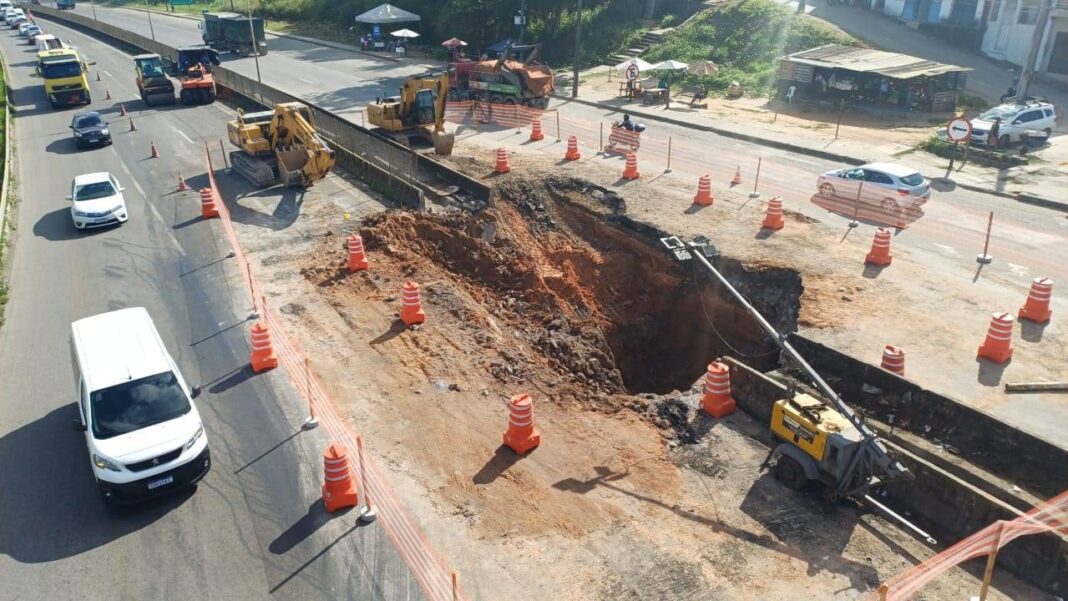 Alvo De Polêmicas, Obras Em Buraco Da BR 324 Devem Entrar Em Nova Etapa; Entenda