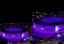 Arena Fonte Nova Ganha Iluminação Lilás Em Ação Pelos 20 Anos Da Lei Maria Da Penha Arena Fonte Nova Ganha Iluminação Lilás Em Ação Pelos 20 Anos Da Lei Maria Da Penha