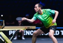 Calderano derrota japonês e vai às oitavas do Europe Smash, na Suécia Calderano derrota japonês e vai às oitavas do Europe Smash, na Suécia