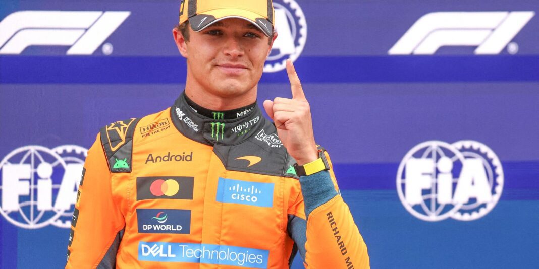 Lando Norris faz a pole do GP da Holanda; Bortoleto Lando Norris faz a pole do GP da Holanda; Bortoleto larga em nono