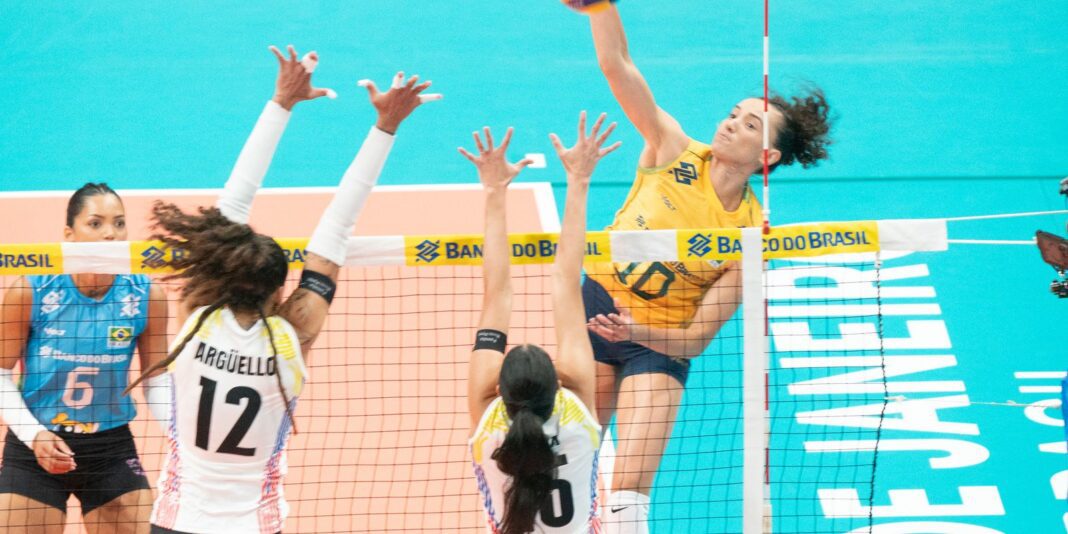 Brasil supera Venezuela em estreia no Sul-Americano de vôlei feminino Brasil supera Venezuela em estreia no Sul-Americano de vôlei feminino