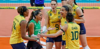 Brasil vence 4º jogo e encara Argentina por vaga olímpica no domingo Brasil vence 4º jogo e encara Argentina por vaga olímpica no domingo