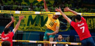 Brasil vence Chile na estreia pelo Sul-Americano de vôlei masculino Brasil vence Chile na estreia pelo Sul-Americano de vôlei masculino