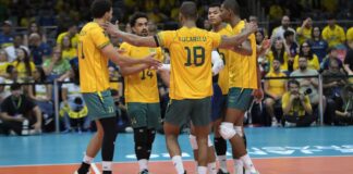 Brasil vence Venezuela e está no mundial de vôlei masculino Brasil vence Venezuela e está no mundial de vôlei masculino