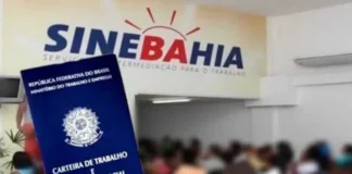 SineBahia abre vagas de emprego em Salvador, RMS e interior nesta quinta-feira (03/09)