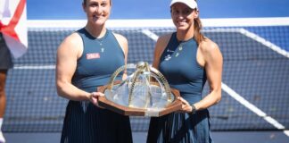Stefani é bicampeã de duplas do SP Open, o 1º ao lado de Dabrowski Stefani é bicampeã de duplas do SP Open, o 1º ao lado de Dabrowski