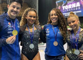 Brasil fecha Copa do Mundo de ginástica com mais cinco pódios