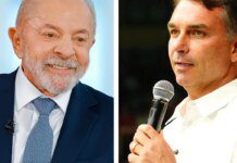 Lula e Flávio Bolsonaro cumprem agendas a dez dias do 1º turno