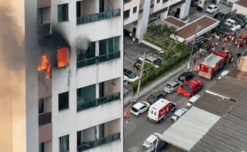 Fogo Em Prédio Assusta Moradores Em Bairro De Salvador Fogo Em Prédio Assusta Moradores Em Bairro De Salvador