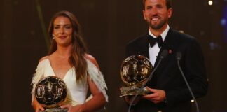 Harry Kane e Alexia Putellas vencem prêmio Bola de Ouro de 2026 Harry Kane e Alexia Putellas vencem prêmio Bola de Ouro de 2026