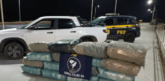 PRF Apreende 140 Kg De Maconha Em Veículo Na BR-324 PRF Apreende 140 Kg De Maconha Em Veículo Na BR-324
