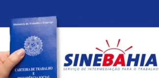 SineBahia abre vagas de emprego em Salvador, RMS e interior nesta Quinta-feira (08/10)