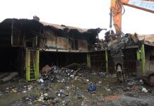 Ceagesp constrói estrutura provisória para atingidos por incêndio