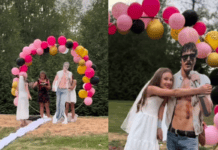 Menina de 11 anos viraliza ao comemorar aniversário com tema de casamento