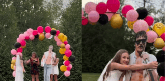 Menina de 11 anos viraliza ao comemorar aniversário com tema de casamento